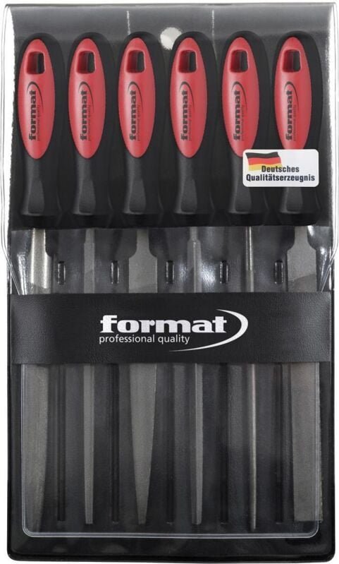 Schlüsselfeilensatz 6-teilig 100mm H2 - 2K-Heft - Format