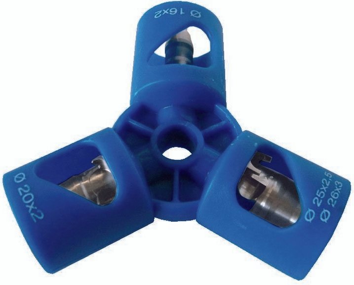 Dreifach-Senker für Mehrschichtrohre