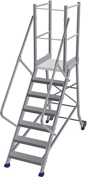 Plattformleitern 7 Stufen - Plattform Höhe 1.40m - ES-307-CAMION/CH