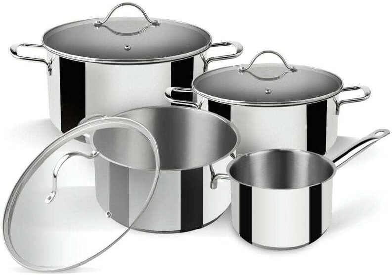 Thumbnail - Alfa Dyser - supreme Edelstahl-Kochgeschirrset 7-teilig