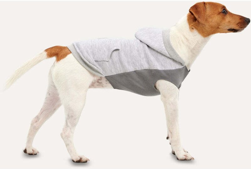 Gooeez kangaroo fleece hoodie 2xs heather greygrau