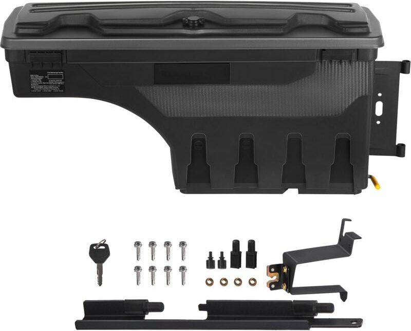 Aufbewahrungsbox für die Ladefläche – abschließbar, wasserdicht, 6,6 Gal/20 l. Passend für Chevrolet Silverado 1500 und ...