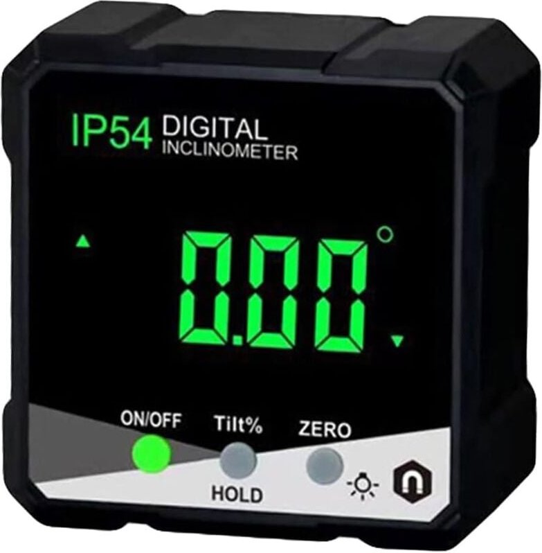 Digitaler Winkelmesser mit LCD-Display, Mini-Neigungsmesser, Winkelmessgerät mit Magnetfuß für den Heimtischler