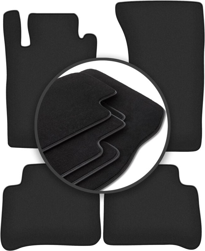 Premium Autoteppiche für: Mercedes W211 4Matic Limousine, Kombi (2003-2009)