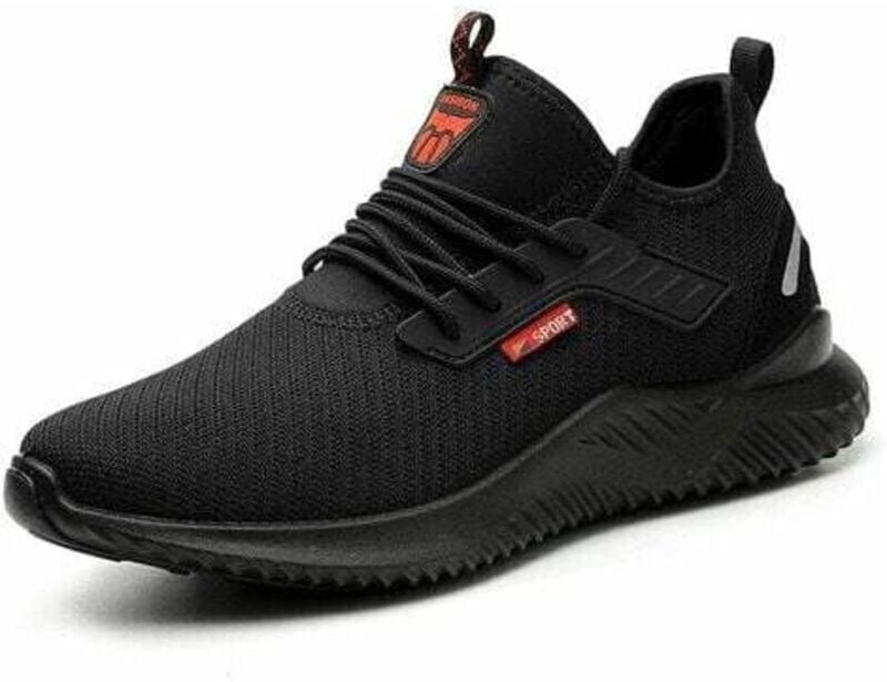 Sicherheitsschuhe für Herren und Damen, Arbeitsschuhe, leicht, atmungsaktiv, Stahlkappe, Sicherheits-Sneaker (43 eu)