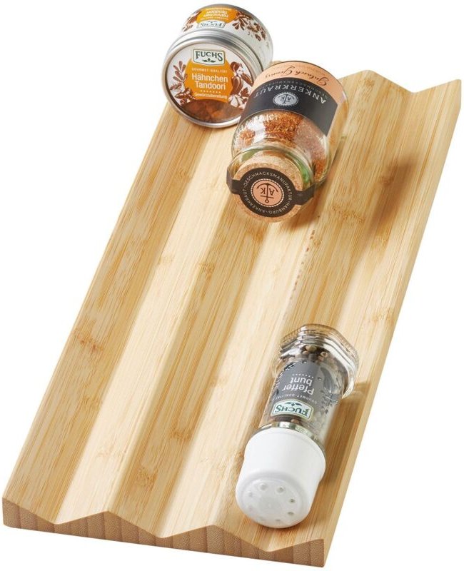 So-tech - orga-box 3 bambus Besteckeinsatz Holz-Besteckkasten für Nobilia Schubladen ab August 2012 Gewürzeinsatz 174 x ...