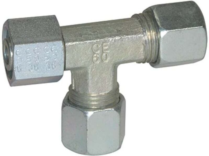 Einstellbare L-Verschraubung, Rohr-Außen-Ø 10, Stahl verzinkt, v 523 - Riegler