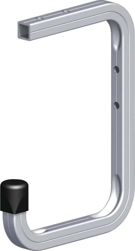 Wandhaken Typ 6 11,5 x 16 x 10 cm Aluminium blank Haken Universalhaken - Alfer