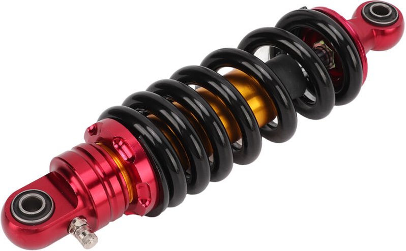 Thumbnail - Jeffergarden Rot goldener Stoßdämpfer Metall Suspension Dämpfer Universal für Motorräder ATVS SUVS29.5 cm