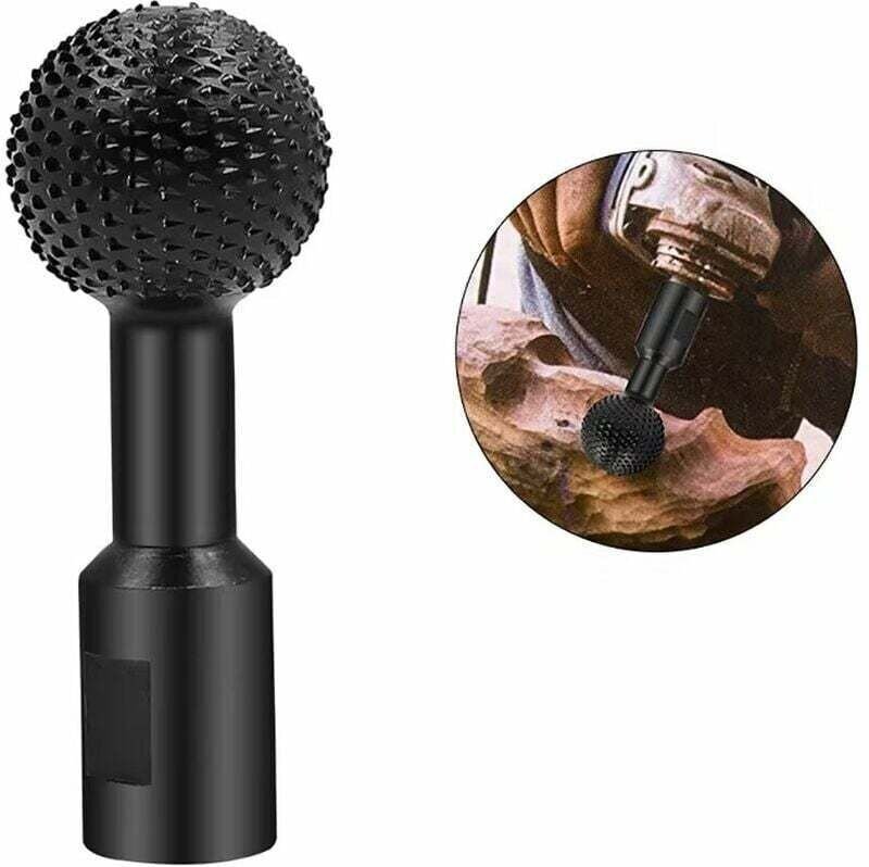 Thumbnail - Sphärischer Holzskulpturenschneider – Schnitzwerkzeug auf Metall, Holzschneider – Hartmetallschneider – Holzskulpturen-P...