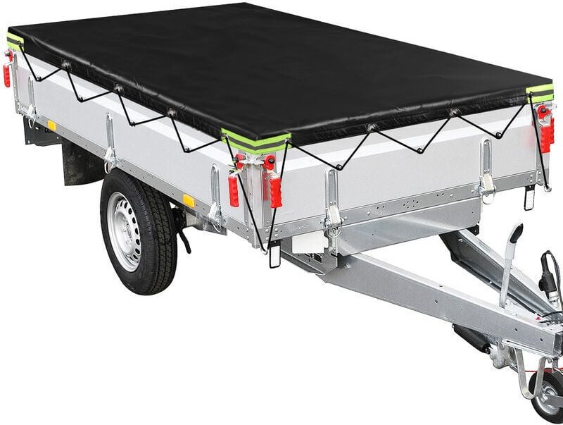 212x123x8cm Anhängerplane für 500-750KG