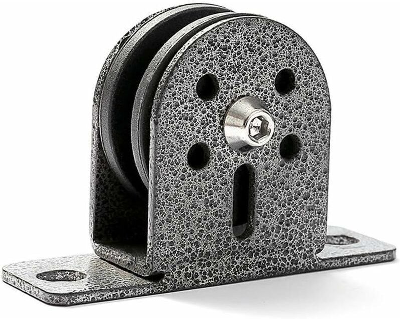 Fitness-Lagerrolle mit geräuschlosem U-Rillenrad, drehbare Hebeseilrolle, geräuschlose Edelstahlrolle, robuste drehbare ...