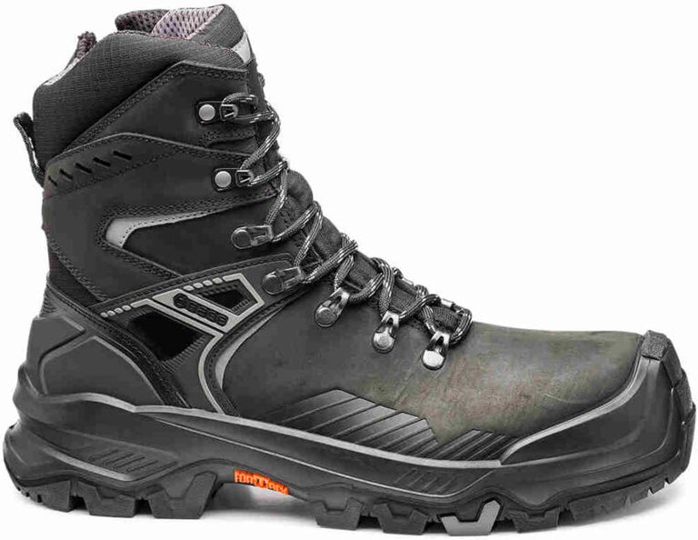 Base T-Massive B1611 S3S HRO CI HI LG FO SR Hohe Sicherheitsschuhe - - Schwarze