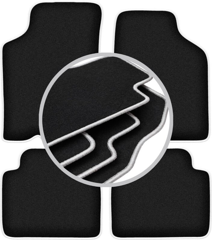 CARLUX-SILVER Autofußmatten für: Kia Sephia II Limousine (1997-2001)