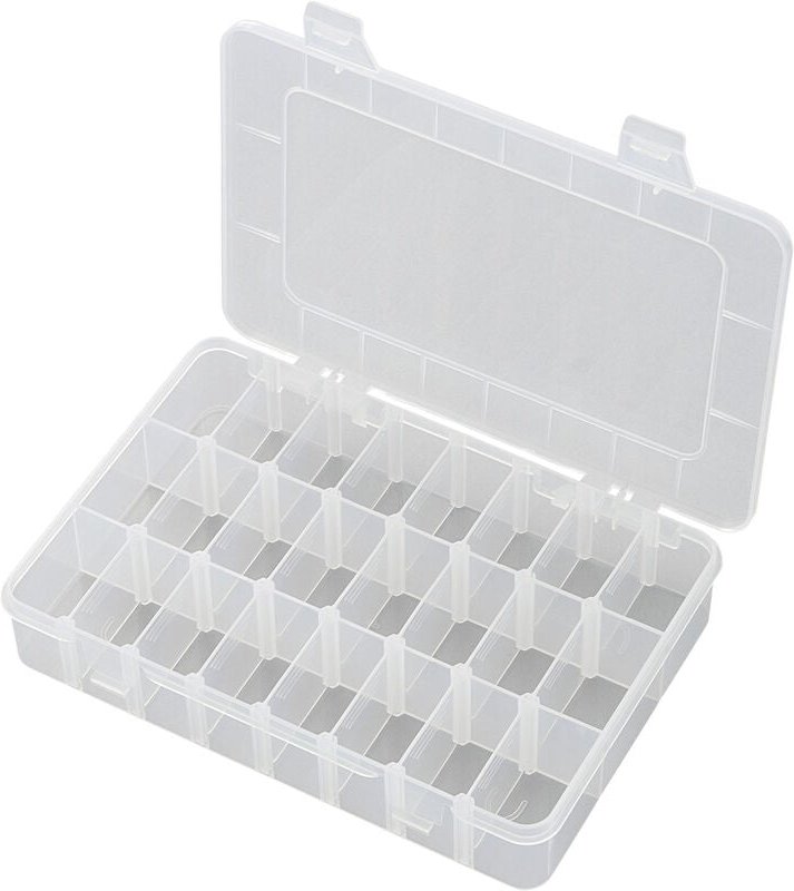 EKB-206 Sortimentskasten (l x b x h) 200 x 130 x 35 mm Anzahl Fächer: 24 variable Unt - Tru Components