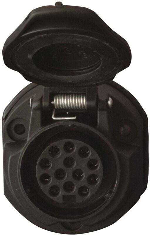 13-polige PVC-Anhängersteckdose