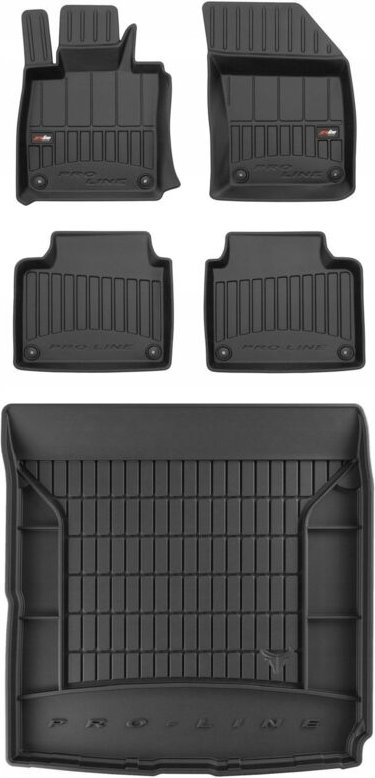 SET 3D Gummi-Fußmatten Volvo S90 Limousine 2016-