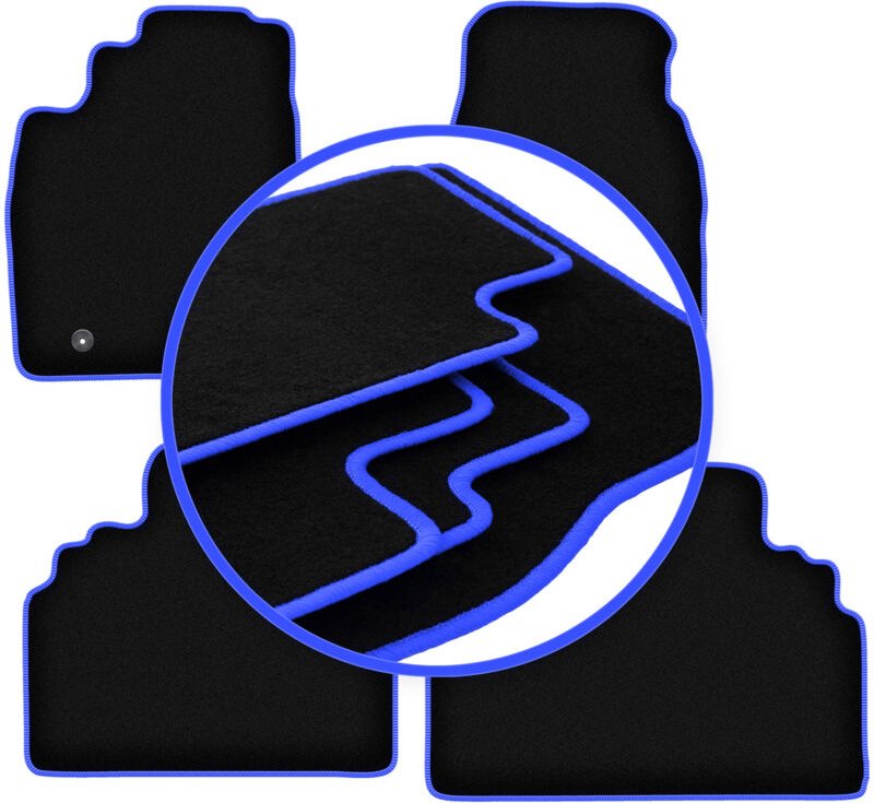 CARLUX-BLUE Autofußmatten für: Toyota Previa II Minivan (2000-2005)