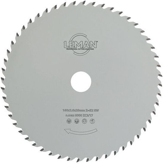 Diamant-Kreissägeblatt 160 x 20 x 1,8 – 8 Zähne – Leman 350TF.160.1808