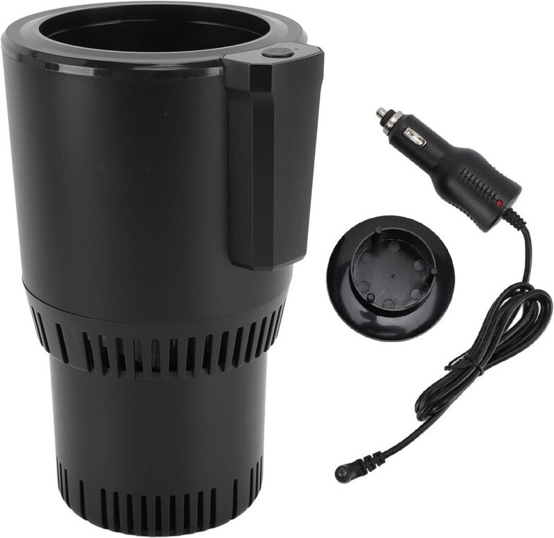 Eosnow Auto-Kühlbecherhalter, 12 V, tragbare Arbeitsanzeige, geräuschlos, schnelle Kühlung, Auto-Kühlschrank für Outdoor...