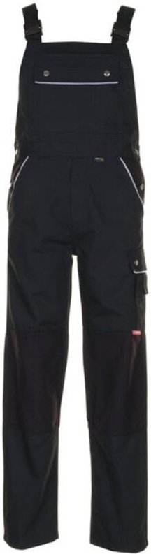 Latzhose Canvas 320 schwarz/schwarz 52 - Planam