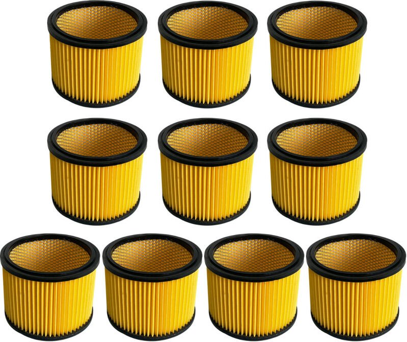 Trade-Shop Rund-Filter / Falten-Filter / Lamellen-Filter / Patronen-Filter Ersatz für Einhell TC-VC 1820 S TC-VC 1820 SA...