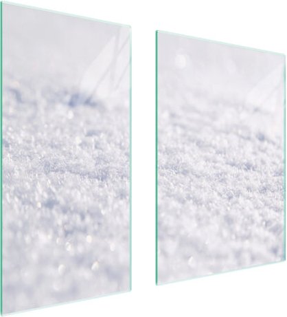 GLASSCHUTZPLATTE 75x52 WEISS