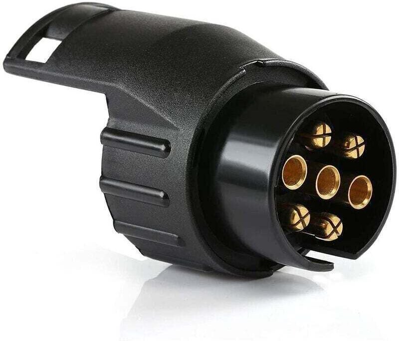 YMYNY Anhängersteckeradapter, Universalzubehör, wasserdichter 7-poliger auf 13-poliger Anhängeradapter, kompatibel mit A...
