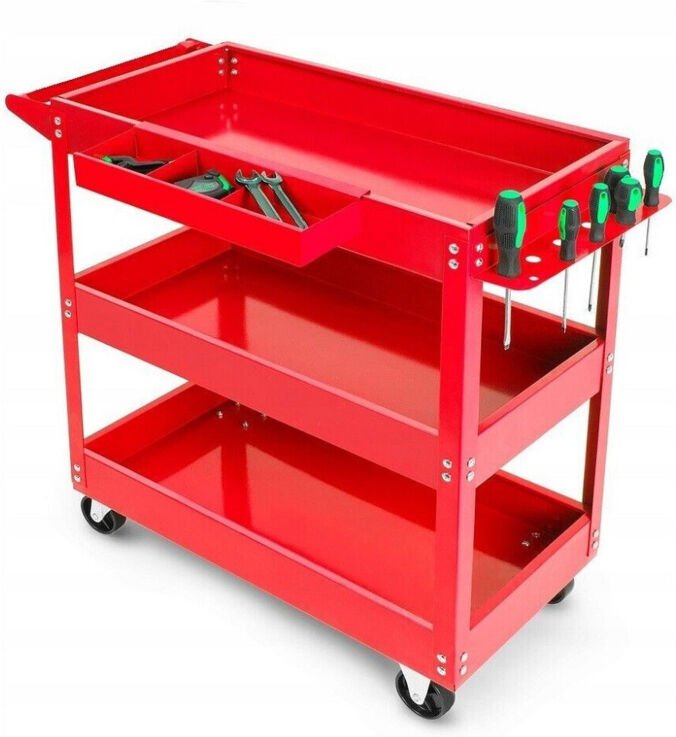 Trade Shop - portautsili 3 ripiani mit 4 rechten 89824 -