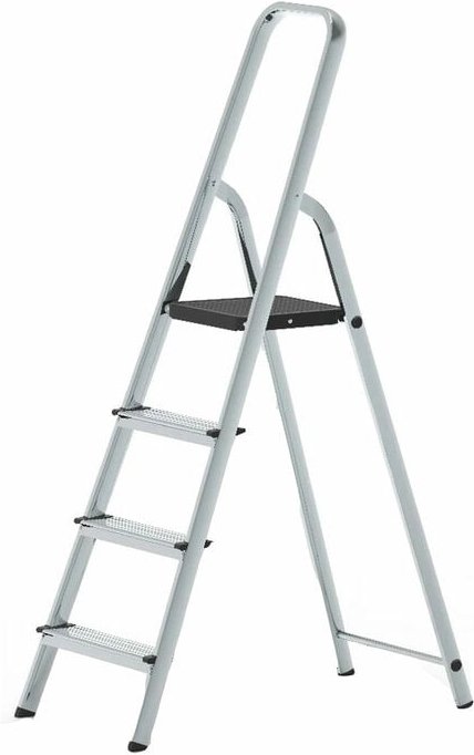 Werner Stufenstehleiter 4 Stufen