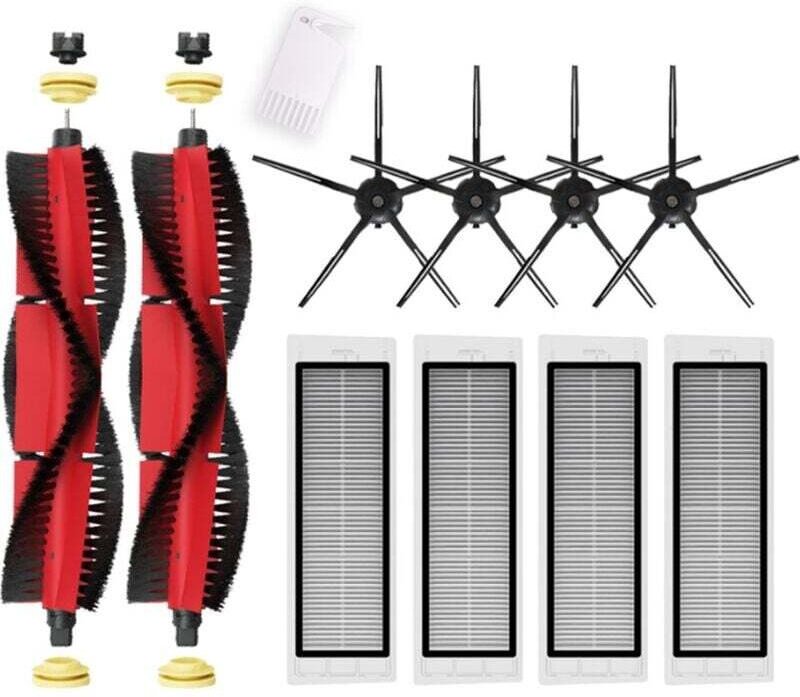 Zubehör-Set für Xiaomi Roborock S5 Max S6 Pure S6 S55 MaxV Hauptseitenbürsten Hepa-Filter Mopp-Rollenbürste Staubsauger ...