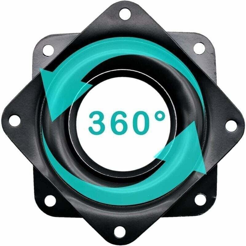 Stück Lazy-Drehplatte, Metall-Drehteller, 360-Grad-Drehhalterung, drehbare Kugellager für Tisch, tv, Stuhl, Sofa, Stuhl