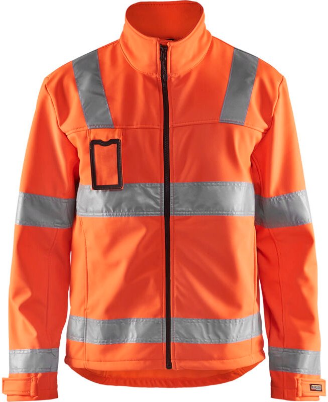 Hochsichtbare Softshell-Arbeitsjacke 4838 - Neonorange S