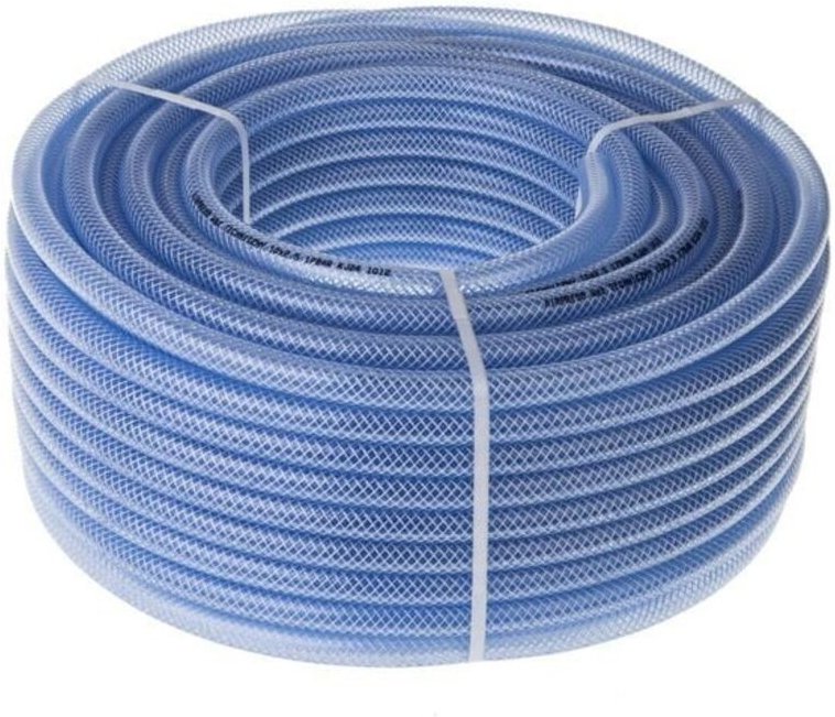 25m PVC Kunststoffschlauch - verstärkt 16mm, Kraftstoffleitung - Kunststoff