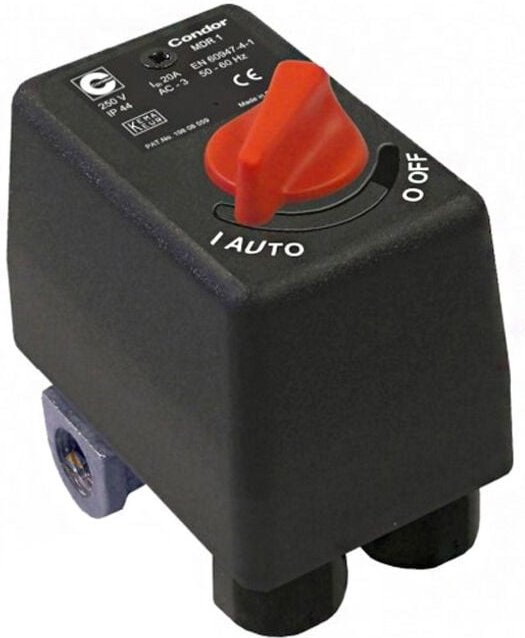 Druckschalter mdr 1/11 ea 2,5-11 bar 212140 Anschluss F4 G1/4'Alu - 50212001 - Condor