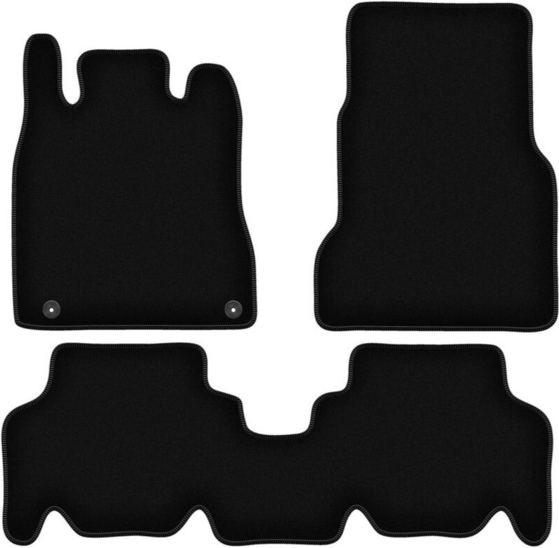 BASIC schwarze Veloursmatten für: Mercedes W168 mit Fließheck (1997-2004)
