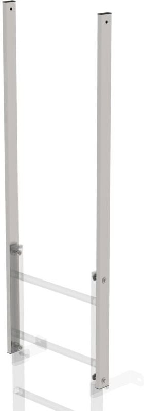 Günzburger Steigtechnik - Ausstiegsholm gerade Edelstahl Länge 1.600 mm - 068243