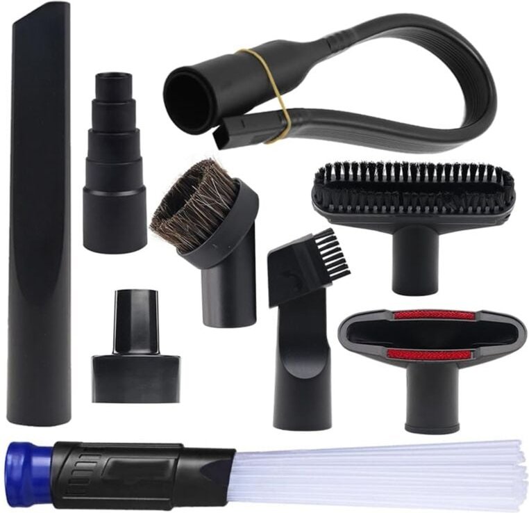 Thumbnail - Zubehör für Haushaltsstaubsaugeraufsätze – 2 1/2 Zoll auf 1 1/4 Schlauchadapter, flexibles Fugendüsenwerkzeug