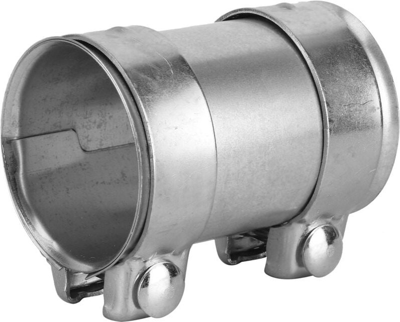 Jeffergarden - 3 Zoll 76 mm Auspuffrohrverbinder Doppelklemmverbinder, verzinkte Stahlhülse, universelle Rohr-Reparaturt...