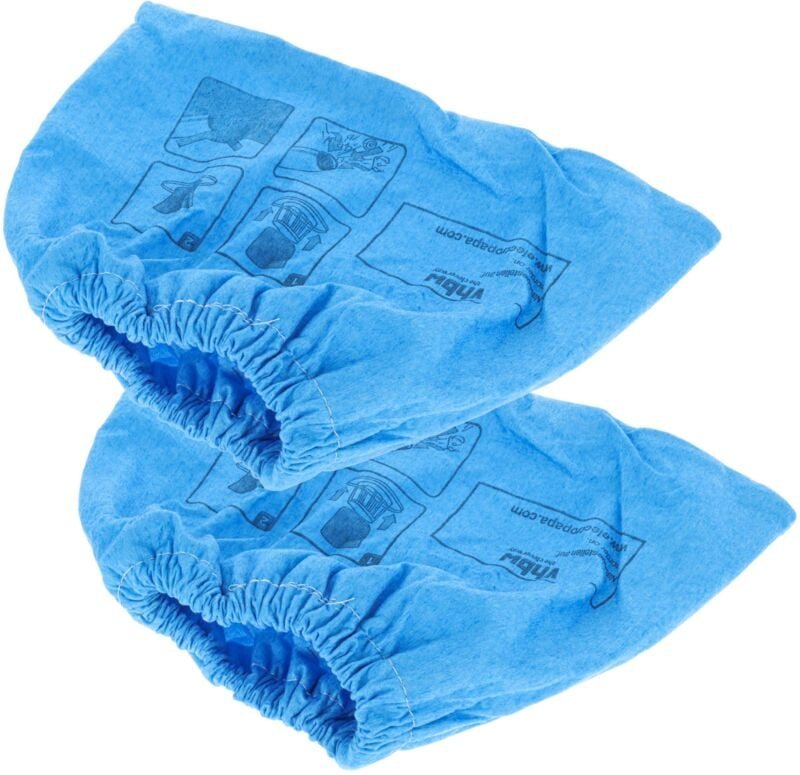 2x Textilfilter kompatibel mit Einhell rt-vc 1630 sa, 1630 Staubsauger, Nass-/Trockensauger - Stoffbeutel, Abwaschbar Bl...