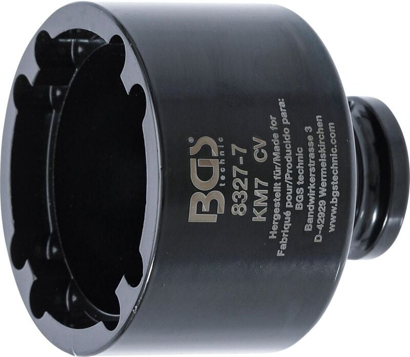 Thumbnail - Nutmutternschlüssel Zapfen innen liegend KM7