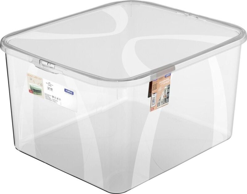 Aufbewahrungsbox Lona inkl. Deckel 25 l transparent Aufbewahrungsbox - Rotho
