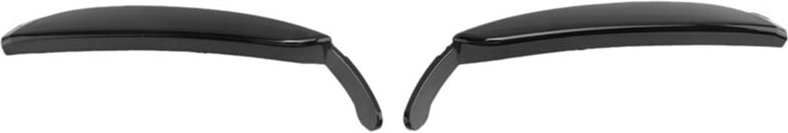 Thumbnail - Tlily - Frontstoßstange Nebelscheinwerfer Splitter Canard Air Cover Trim für - C-Klasse W205 C43 2019+ Schwarz glänzend