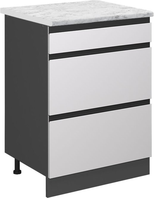 Thumbnail - Vicco - Schubladenschrank R-Line, Weiß, 60 cm ap Marmor