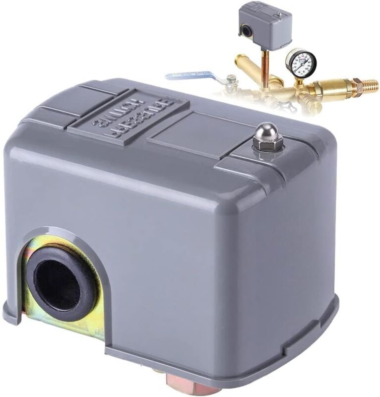 Druckregelschalter, 40 60 Psi 110 v 230 v, doppelte Kontrolle des Quellwasserdrucks, Druckschalter der Pumpe für Wasserp...