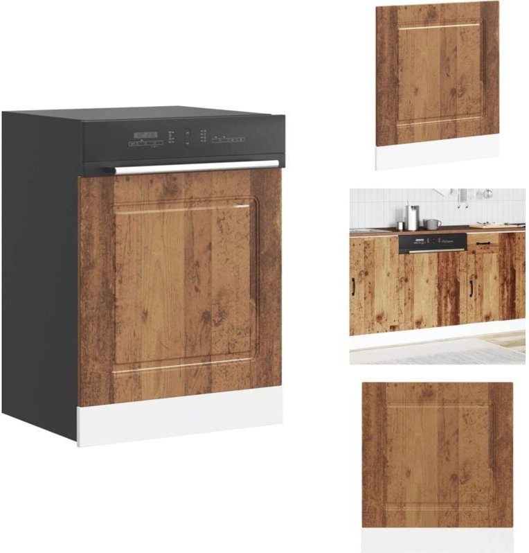 Geschirrspülerblende Kalmar Altholz-Optik 60x1,5x67 cm - Geschirrspülerblende - Geschirrspülerblenden - Geschirrspüler F...