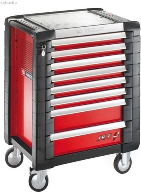 FACOM Werkstattwagen bestückt JET.8M3A mit 9 Modulen / 114 Werkzeuge