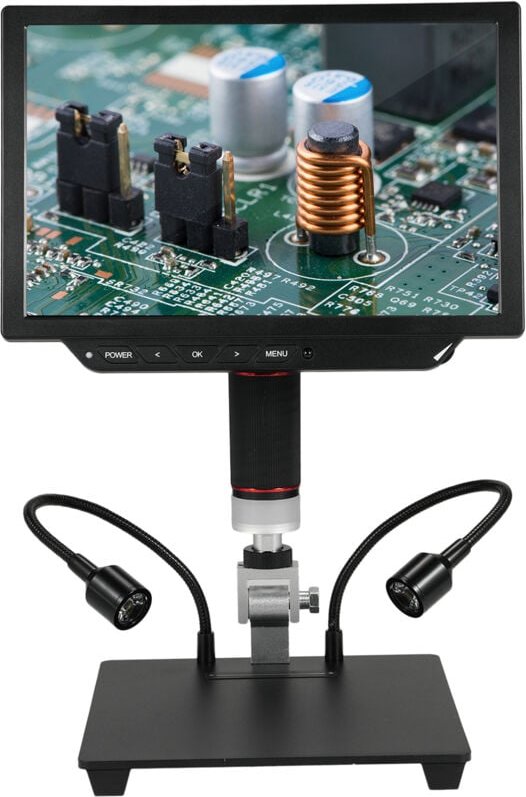Thumbnail - 10,1-Zoll-Videomikroskop mit 13-Megapixel-Kamera, 1- bis 8-facher Vergrößerung, geeignet für Android/iOS, VMS101S