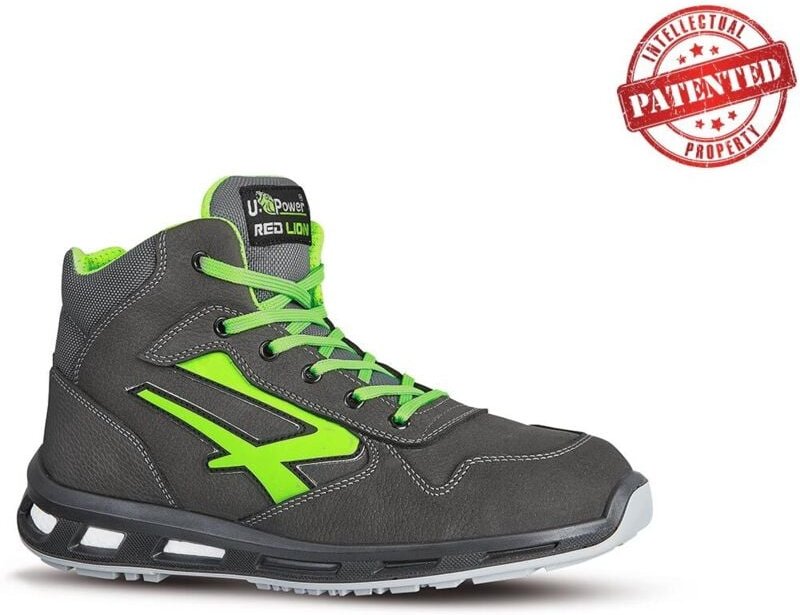 Hochschutzstiefel HUMMER ESD S3 CI SRC - Grau/Grün 38