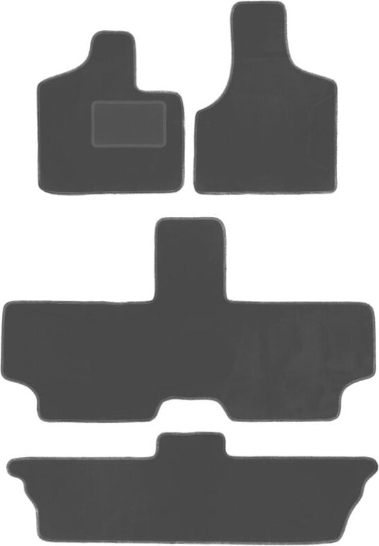 Graphit-Automatten für: Chrysler Grand Voyager III 7-Sitzer (2001-2007)